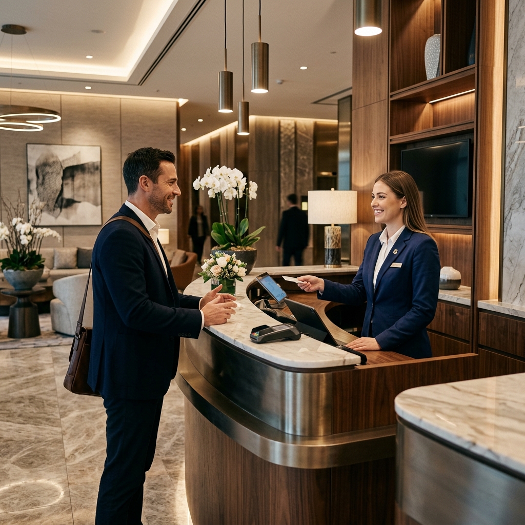 Recepción de Hotel