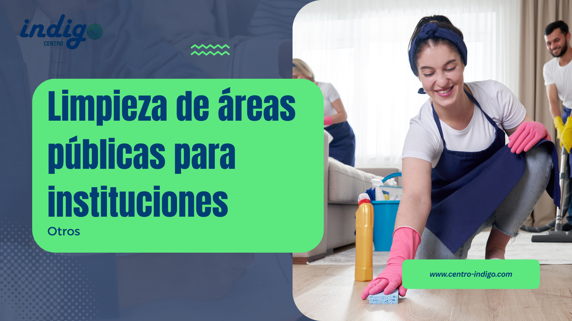 Limpieza de áreas públicas para instituciones